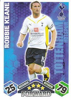 Robbie Keane Tottenham Hotspur 2009/10 Topps Match Attax #303